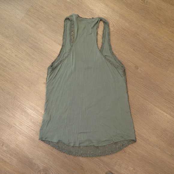 Banana Republic Heritage Olive Green Lace Tank Top - Picture 6 of 6